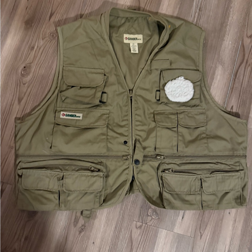 Gander Mountain Guide Series Fly Fishing Vest Mens Medium Utility Outdoors